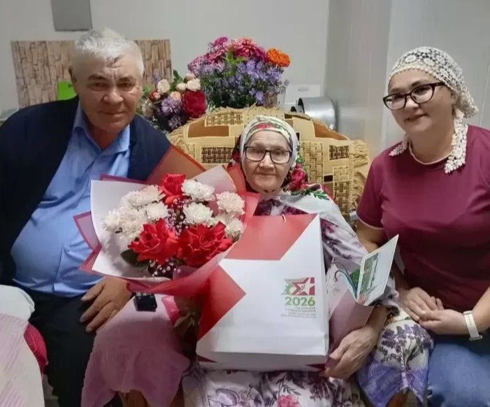 Апас районының Карамасар авылында яшәүче Зәйтүнә әби Әюпова 95 яшен тутырды
