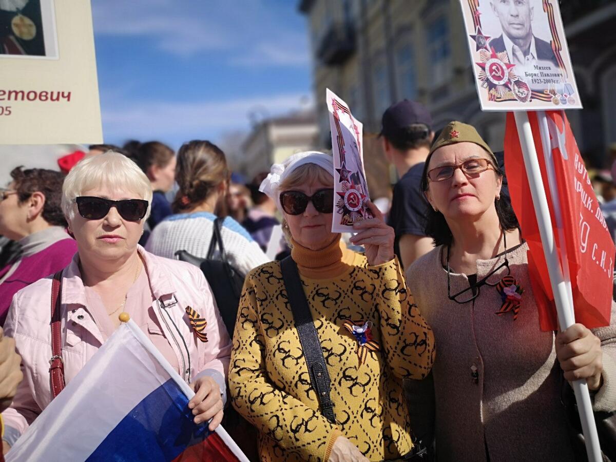 Казанда узган «Үлемсез полк» акциясеннән ФОТОРЕПОРТАЖ