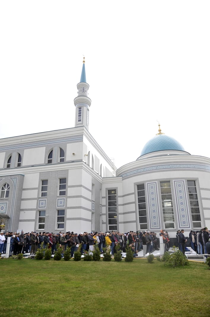 "Ярдәм" мәчетендәге Ураза гаетеннән ФОТОРЕПОРТАЖ