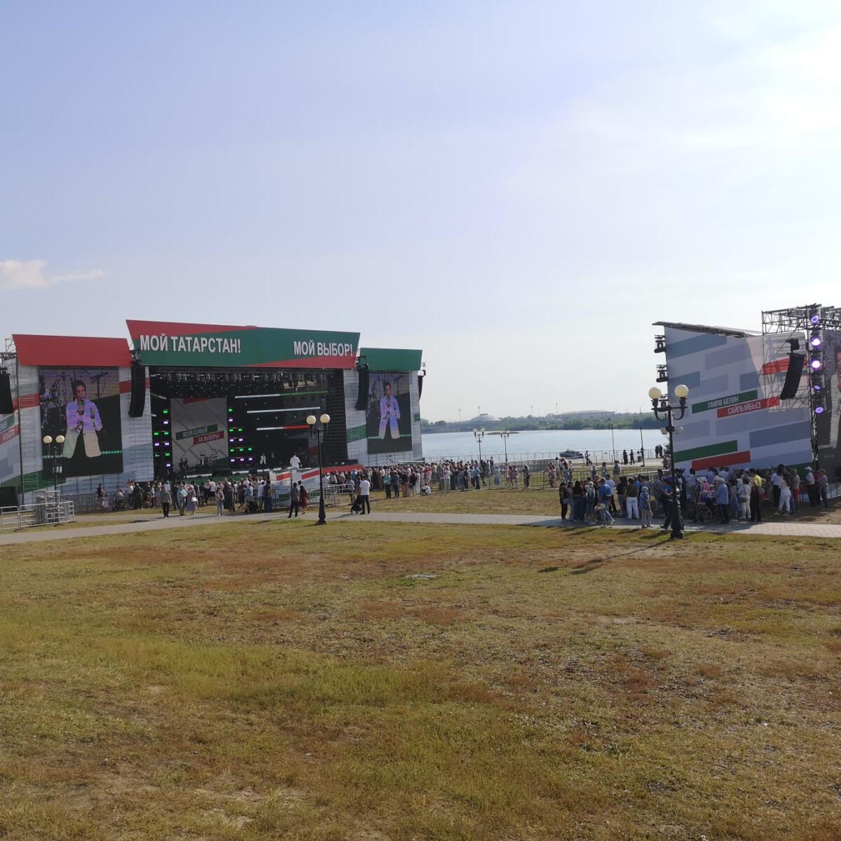 Казанда сайлау уңаеннан бәйрәм чаралары (ФОТОРЕПОРТАЖ)