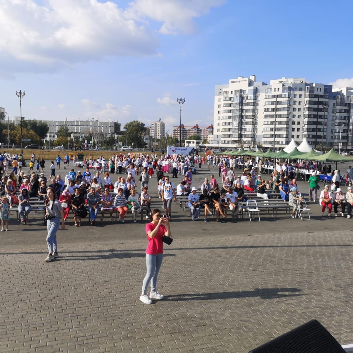 Казанда сайлау уңаеннан бәйрәм чаралары (ФОТОРЕПОРТАЖ)