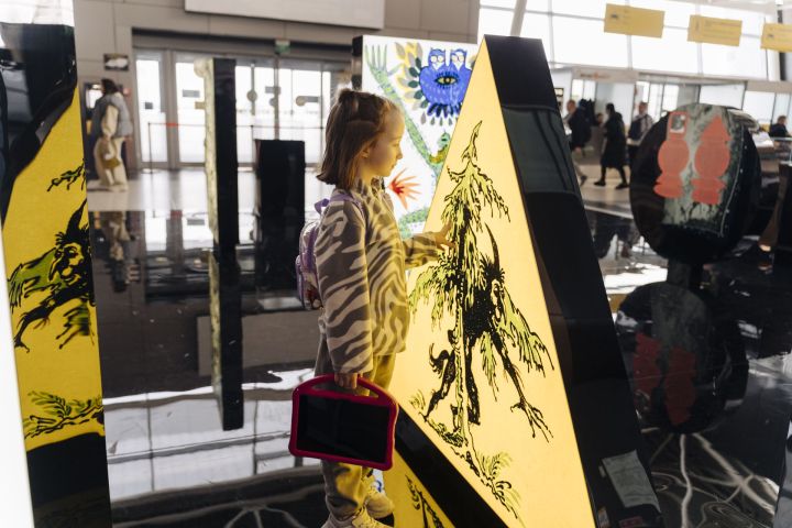 «Казан» аэропортында Тукайның Шүрәлесе турындагы күргәзмә-инсталляция ачылды